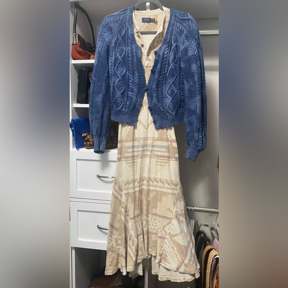 Polo Ralph Lauren - Cotton Henley Dress in size S